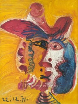 Cabeza de Hombre 94 1971 cubista Pablo Picasso Pinturas al óleo